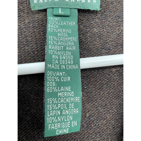 Lauren Ralph Lauren Brown Suede Vest - Picture 12 of 13